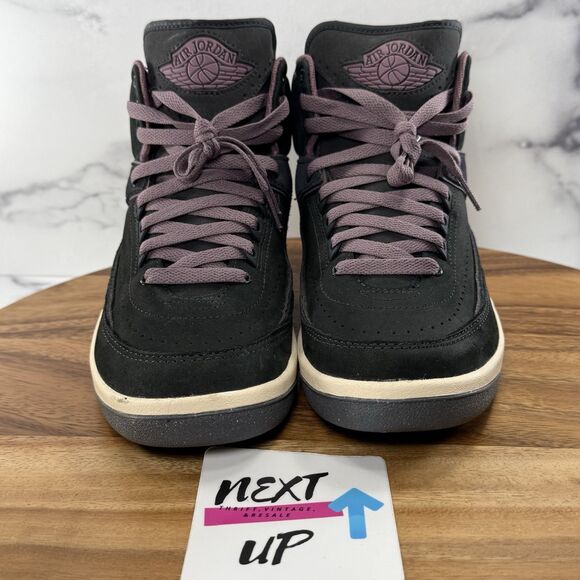 Women’s size 8-Nike Air Jordan 2 Retro Off Noir Sky K Mauve Sneakers DX4400 005 - Picture 2 of 9